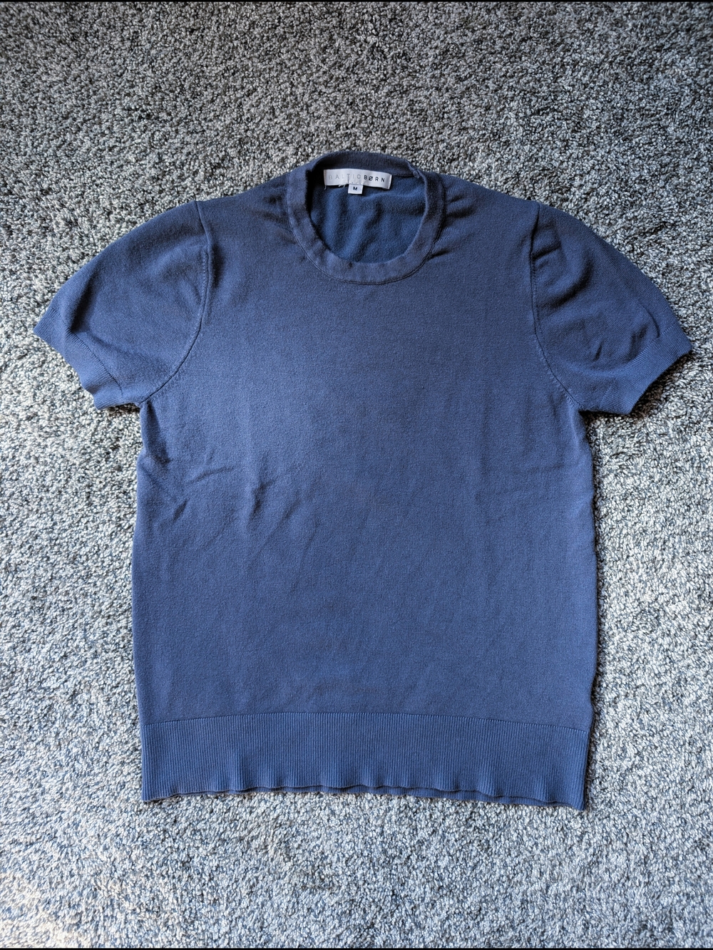 Baltic Born Dusty Blue Short Sleeve Knit Top